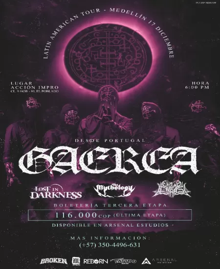 EventoGaerea - Latin American Tour 2022