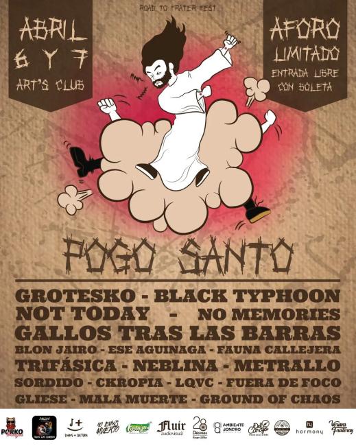 Flayer evento Pogo Santo