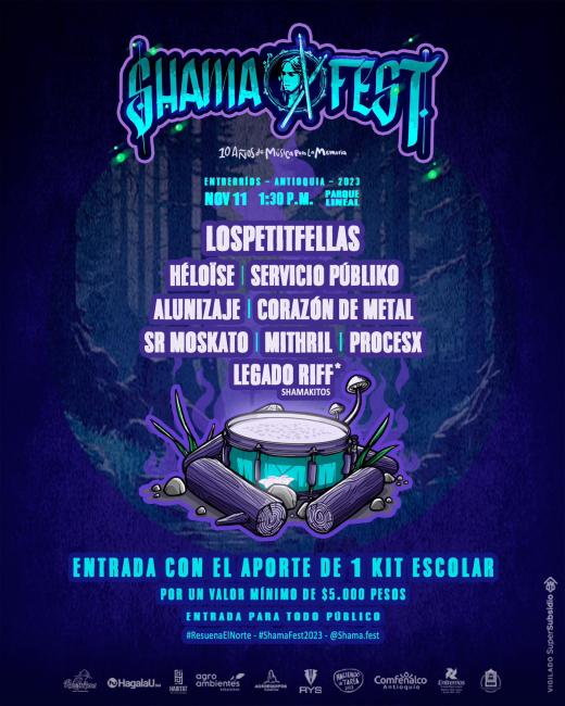 Flayer evento Shama Fest