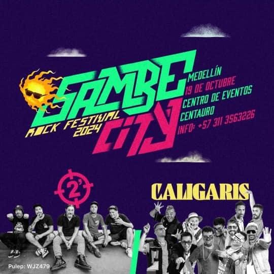 Flayer evento Sambe city 2024