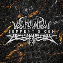 Logotipo de la banda Ground of Chaos de Medellín colombia, usado en la campaña publicitaria de su ultimo lanzamiento "Serpent's Gen"